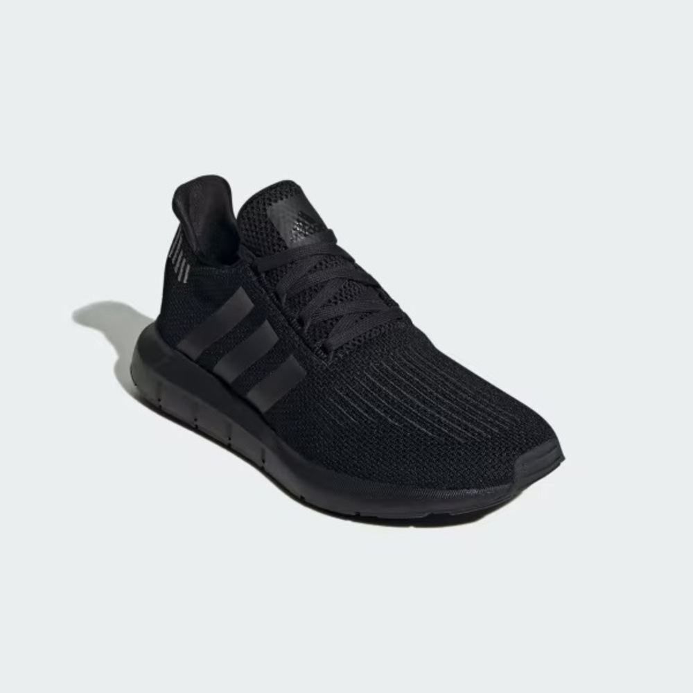 Adidas Swift Run 1.0 Sneakers Women's Size 7 | All Black Knit | Athleisure